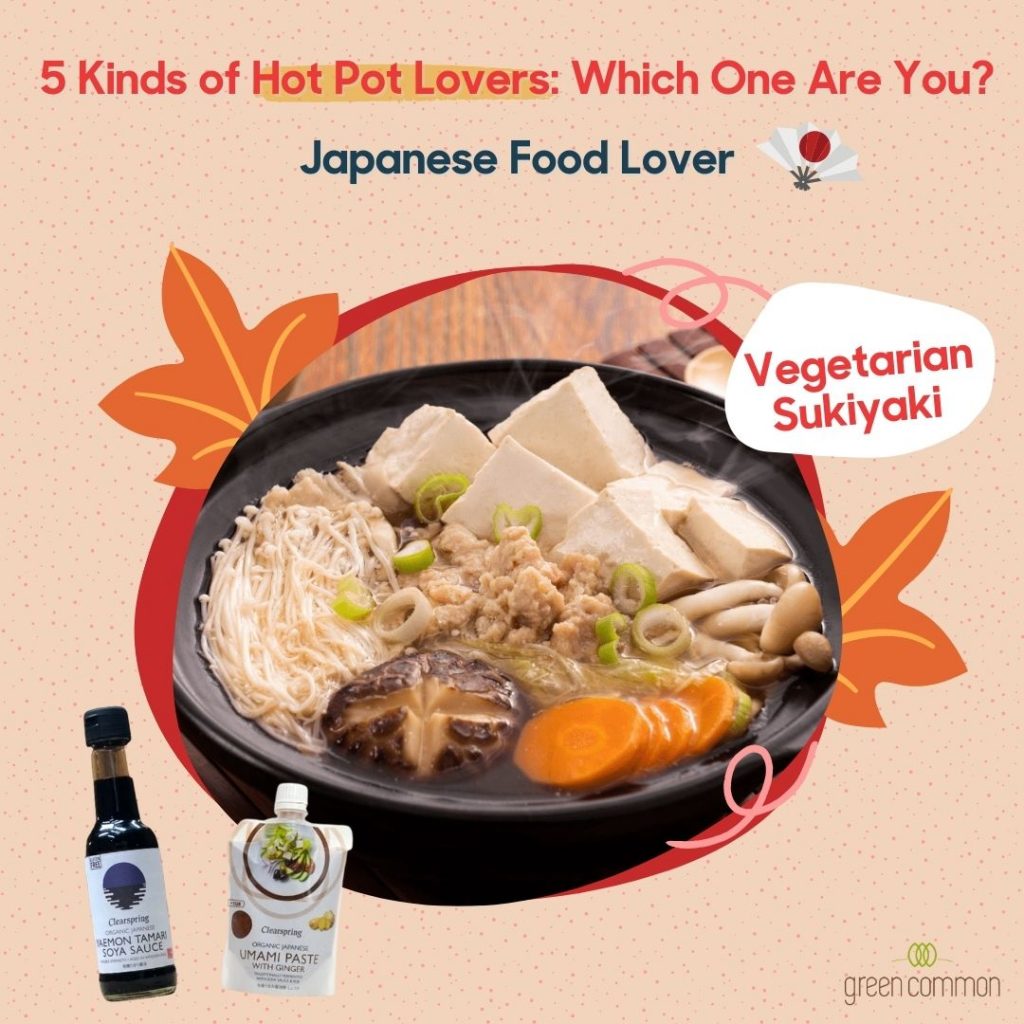 Vegan Hot Pot - Vegetarian Sukiyaki